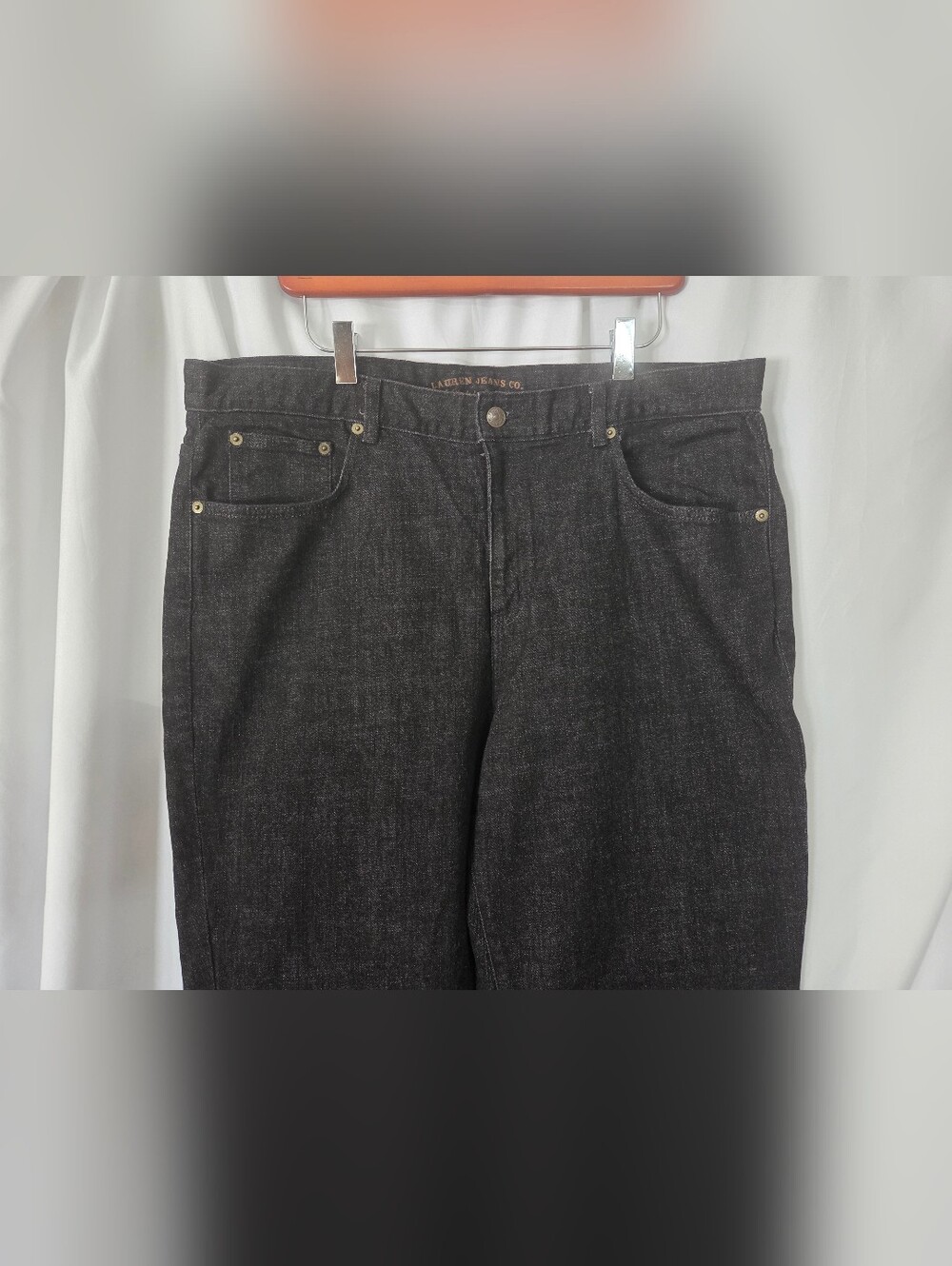 Lauren Ralph Lauren Women’s Boot Cut Jeans in Charcoal Black Size 16
